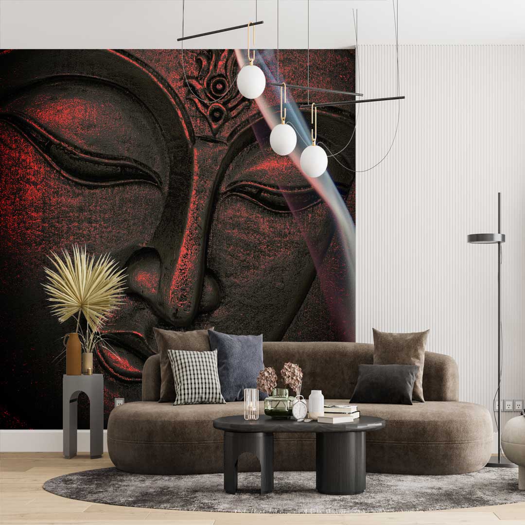 پوستر دیواری سه بعدی  چهره انسان t3347