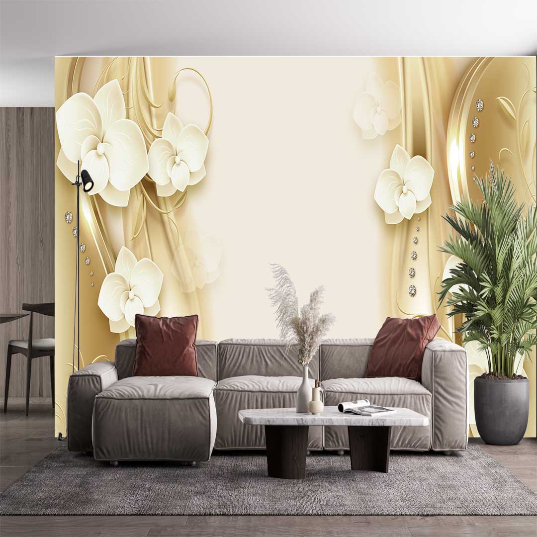 پوستر دیواری  گل سه بعدی t4179