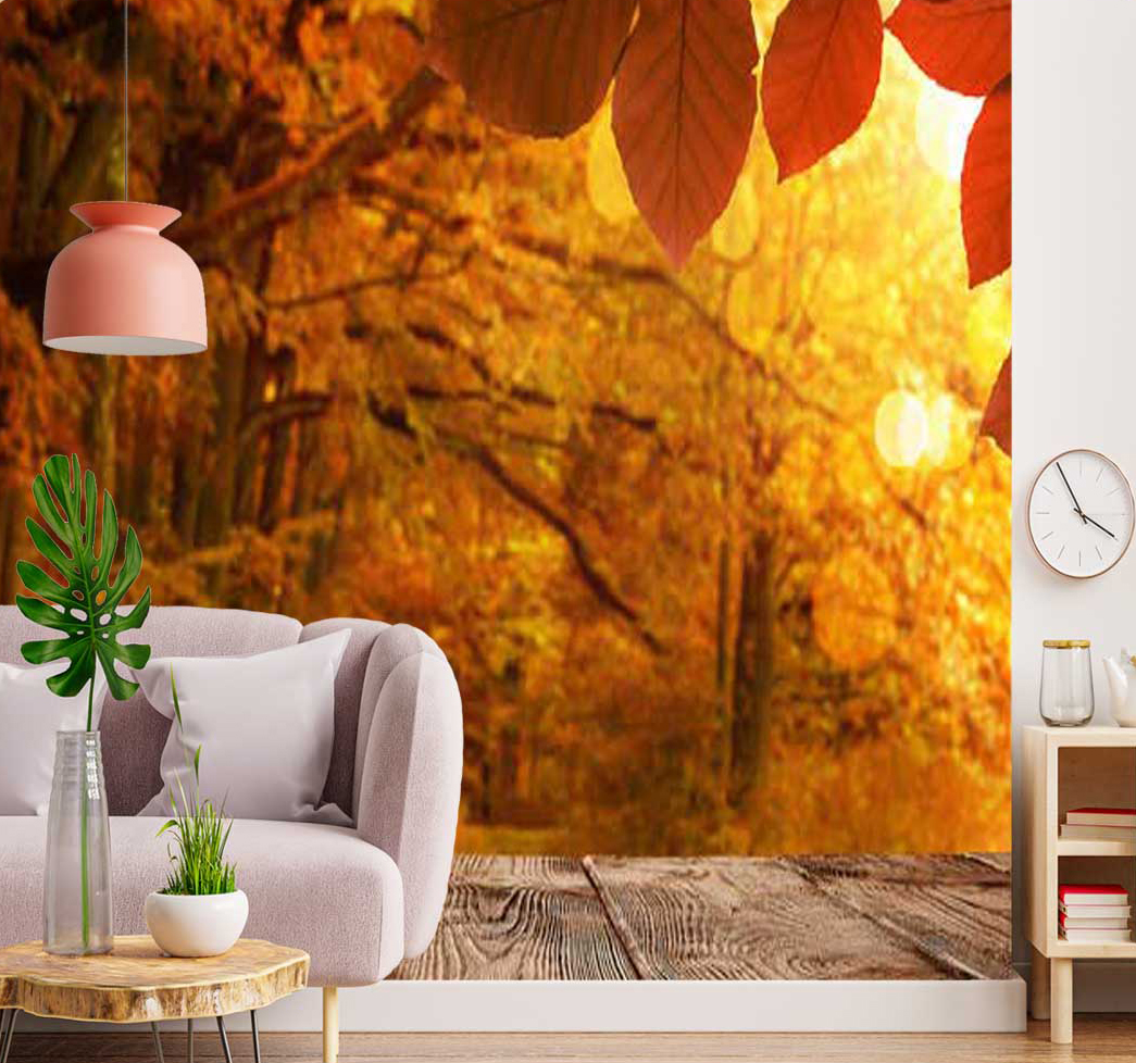 پوستر دیواری منظره پاییز کد n-6385