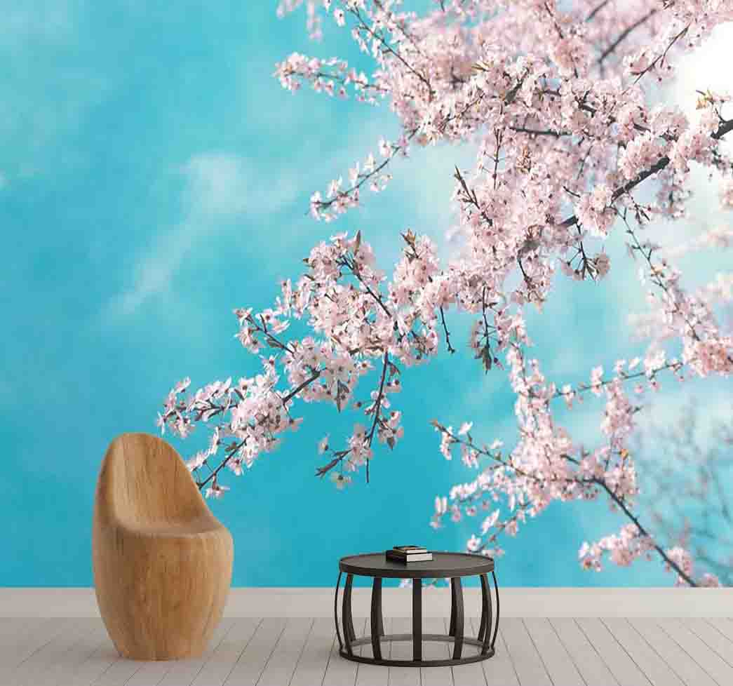 پوستر دیواری شکوفه های آسمانی کد F-8289