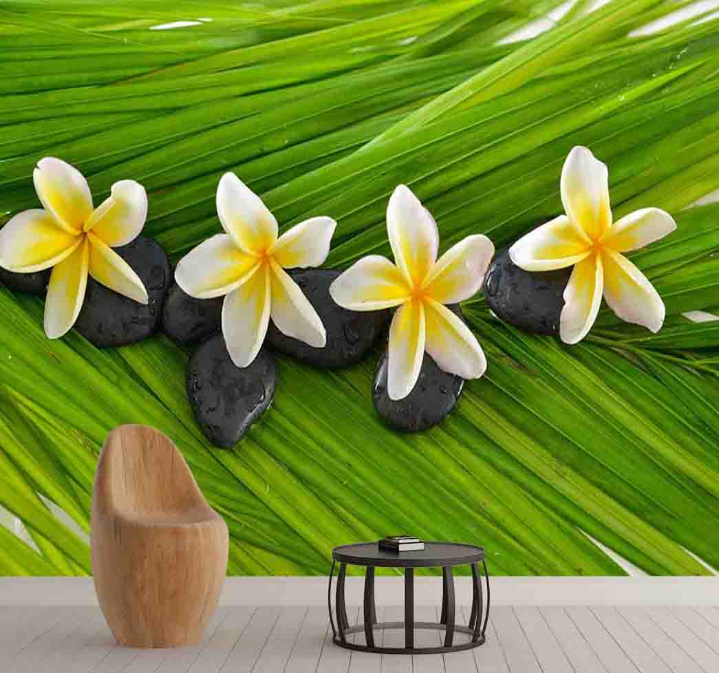 پوستر دیواری گل پلومریا کد F-8233