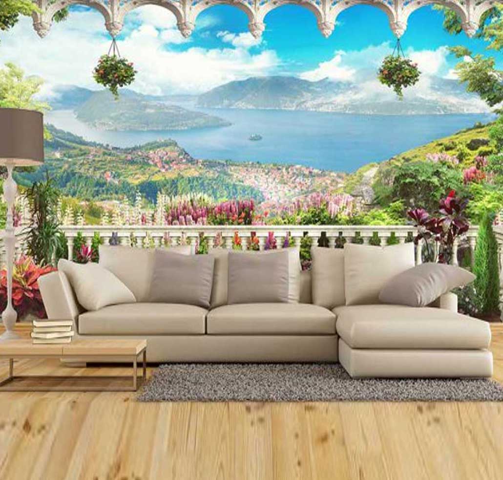 پوستر دیواری منظره بهاری کد n-7321