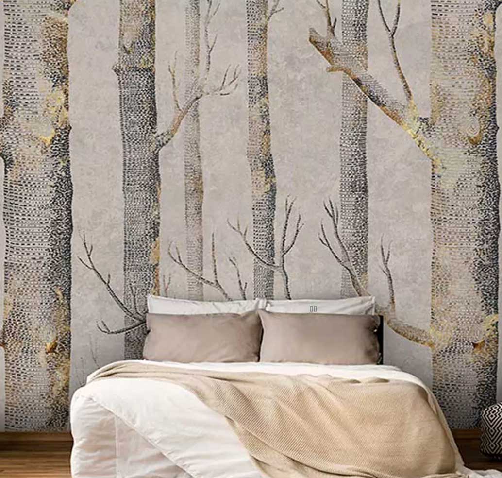 پوستر دیواری تنه های درخت کد A-3178