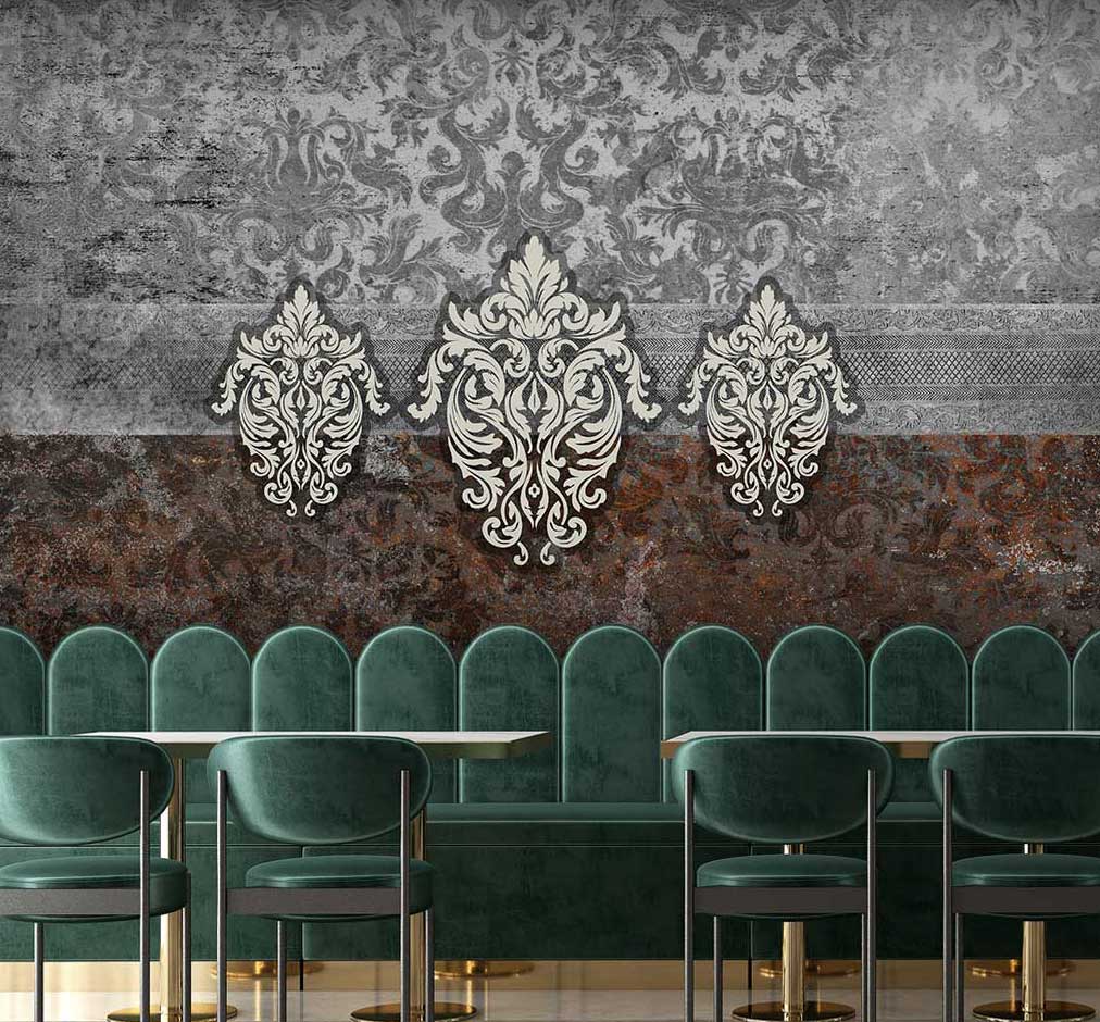 پوستر دیواری لاکچری پتینه سنتی کد A-3020