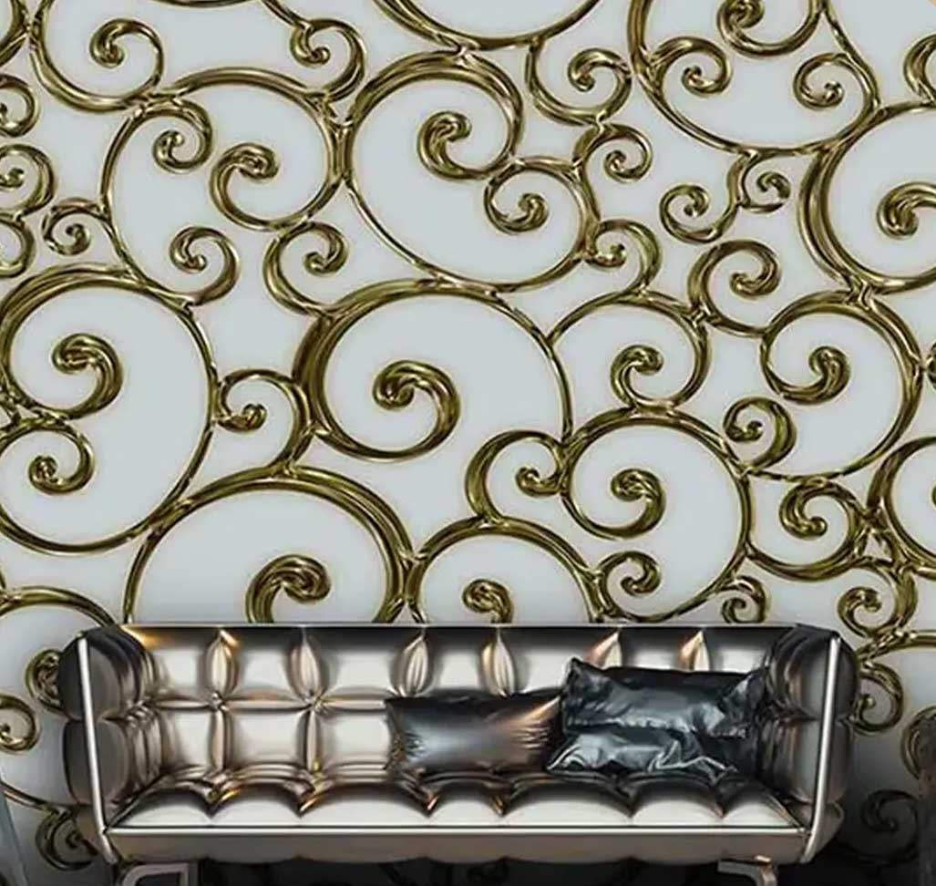 پوستر دیواری لاکچری پتینه طرح برجسته کد A-3186